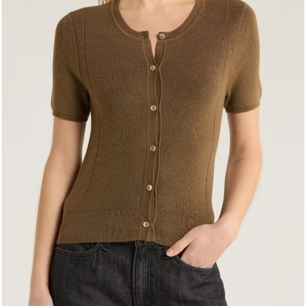 Rag & Bone Brown Michal SS Cardi